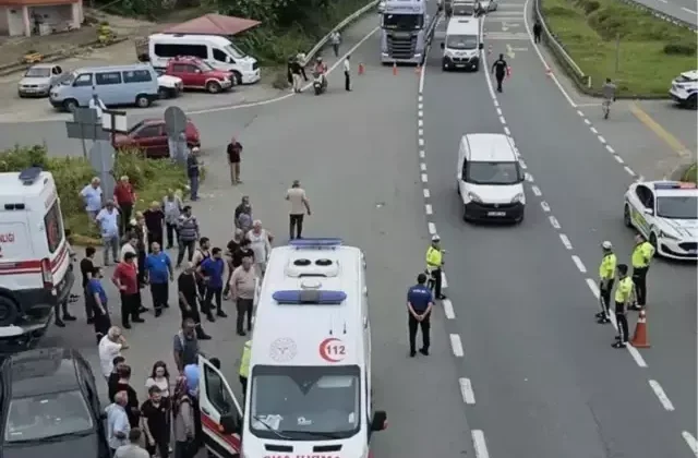 Rize’de feci kaza! 1 ölü, 8 yaralı