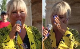 Safiye Soyman, oğlu adına yaptırdığı hayratı gözyaşlarıyla açtı