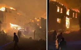 Sakarya’daki orman yangını tahliye edilen mahalleye sıçradı: Evler alev topuna döndü
