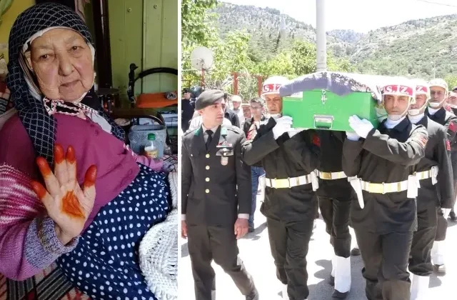Şehit annesi Remziye Çetin’in vasiyeti yerine getirildi