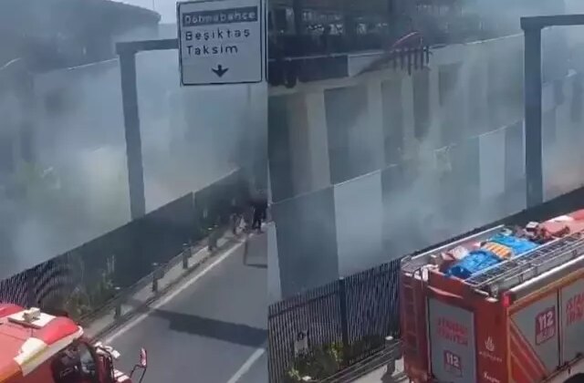 Shakhtar Donetsk maçı öncesi Beşiktaş Stadyumu’nda yangın çıktı