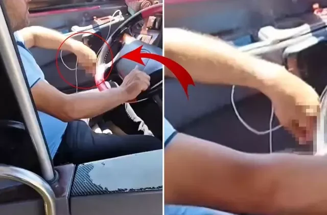 Sigara içen İETT şoförü uyarılınca çıldırdı: 50 tane kamera var, sana mı kaldı?