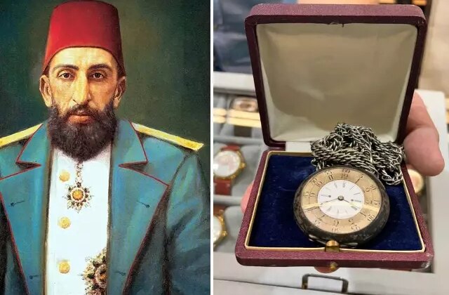 Sultan 2. Abdülhamid Han’ın namaz vakitlerini gösteren saati 4 bin dolara satışta