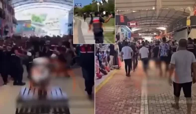 Taklitçi esnaftan linç girişimi! Avukatı dövdüler, jandarmanın kafasında sandalye kırdılar