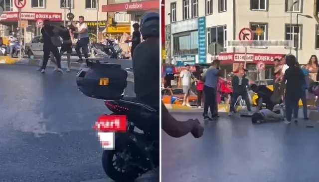 Tartıştıkları kadınları, motor kaskıyla darbetti
