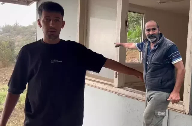 Taş ocağında gerçekleştirilen patlamalarda savrulan taşlardan canlarını zor kurtardılar