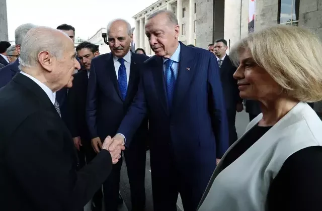 TBMM’deki 15 Temmuz anma programına Tansu Çiller de katıldı