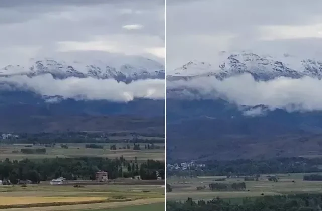 Temmuz ayında kar sürprizi! Yaz görmeden kış geldi