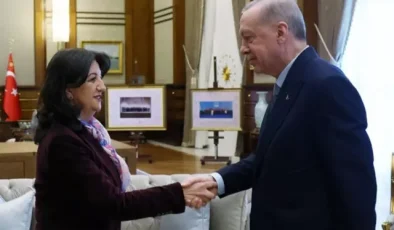 Cumhurbaşkanı Erdoğan ile DEM Parti heyeti arasındaki görüşme başladı