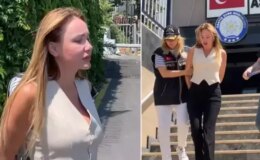 Ters kelepçeyle gözaltına alınan Meral Kaplan, adliyeye gözyaşları içinde sevk edildi