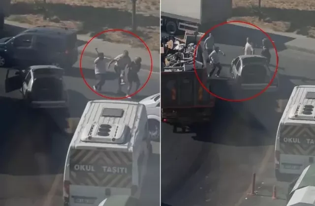 Trafikte yol verme kavgası: Sürücü bagajdan aldığı keserle saldırdı