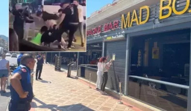 Turistlerin dövüldüğü işletmeden açıklama: Hesabı ödemediler, bayrağımıza küfür ettiler