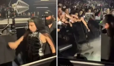 Ünlü şarkıcı sahnede yaşadığı kazayla yürekleri ağızlara getirdi