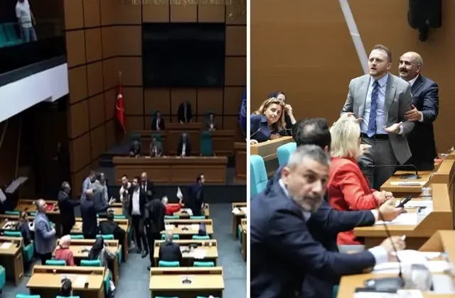 Üsküdar Belediye Meclisi’nde ‘baklava’ gerilimi: Oturuma ara verildi
