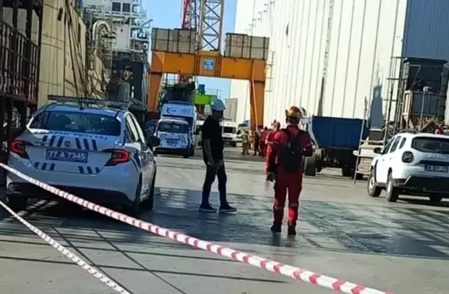 Yalova’da tersanede vinç kazası! 22 yaşındaki işçi hayatını kaybetti