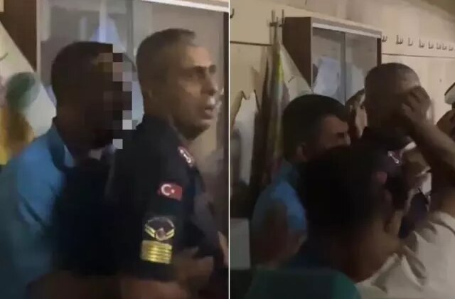 Yangın yerini karıştıran iddia! Tekme tokat dövüldü, jandarma kurtardı