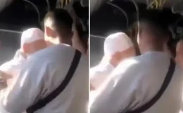 Yaşlı adam, selamını almayan kişiye demediğini bırakmadı