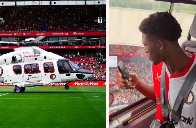 Yeni transferlerini helikopterle sahaya indirdiler! Tanıdık bir isim de var