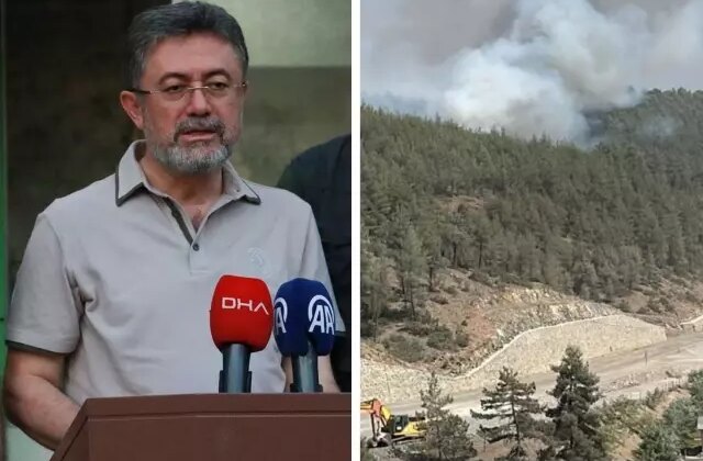 Yeniden başlayan yangına jet müdahale! Kontrol altına alındı