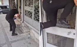 Yer: İstanbul! Sinyalin içeriden geldiğini tespit edince dükkanın kapısını kırıp içeri girdi