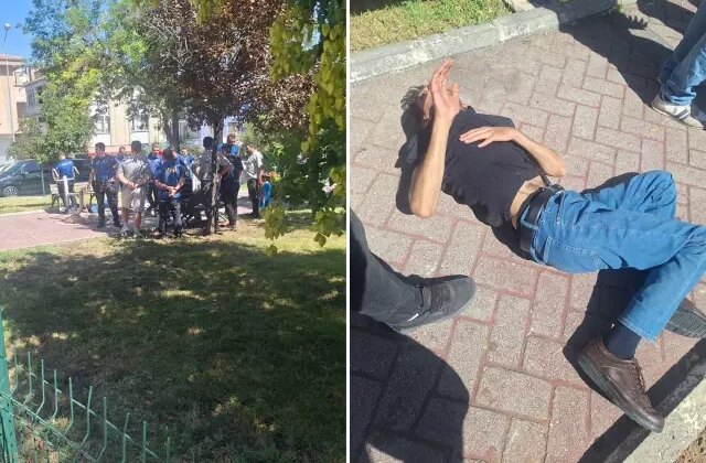 12 yaşındaki çocuğa tacizde bulunduğu iddia edilen şüpheli mahalleli tarafından darbedildi