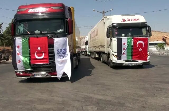 14 yıl aradan sonra Cilvegözü Gümrük Kapısı’ndan Suriye’ye ihracat başladı
