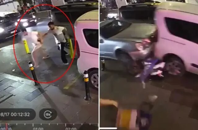 17 yaşındaki sürücü ortalığı birbirine kattı, 2 kişi saniyelerle ölümden kurtuldu