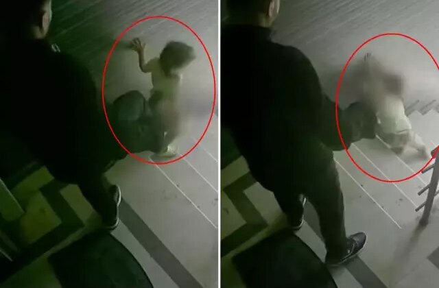 Kızını tekme atarak merdivenden düşürüp hastanelik eden baba tahliye edildi