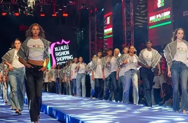60 modelden Filistin’e güçlü dayanışma mesajı
