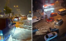 Ankara’da şiddetli yağış hayatı felç etti