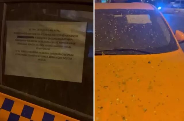 Aracının camına astığı yazı olay oldu: Kızıma hakkımı helal etmiyorum