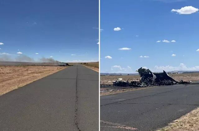 ABD’de hasta nakil uçağı düştü, kurtulan olmadı