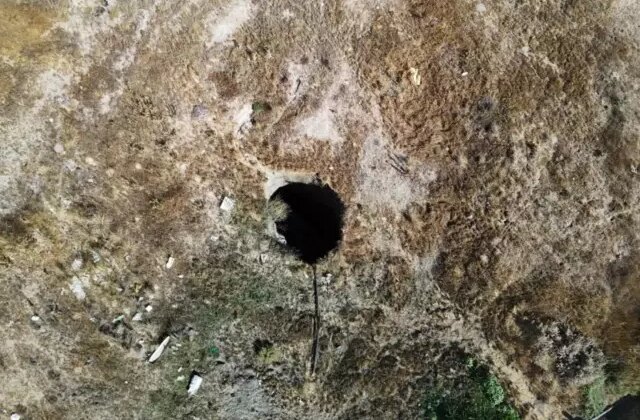 Balıkesir’deki depremin ardından Eskişehir’de obruk oluştu