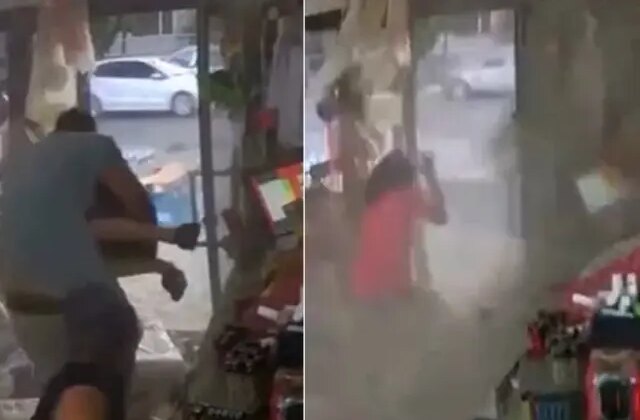 Balıkesir depremi market kamerasında! Ortalık savaş alanına dönmüş