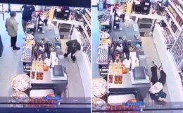 Bayıltan mesai! Zincir markette bir kasiyer fenalaşarak yere yığıldı