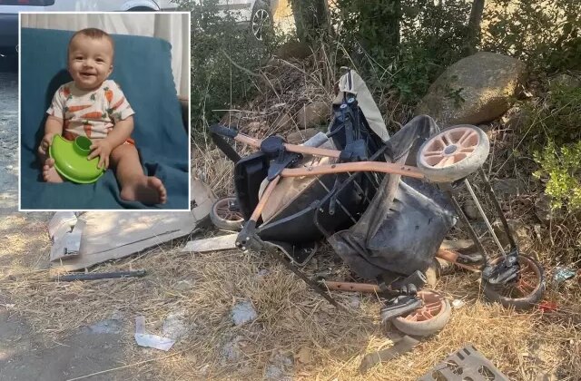 Bebek arabasında can veren Miran battaniyesiyle defnedildi