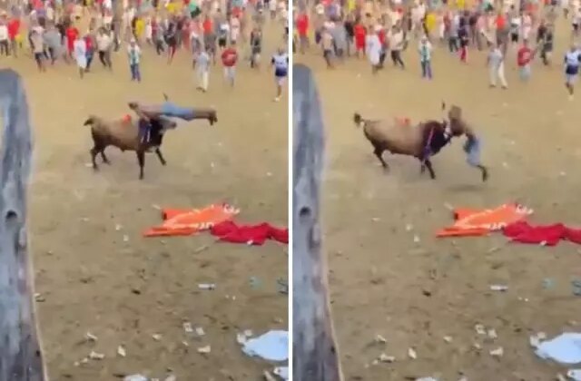 Boğa güreşi festivalinde matador aldığı boynuz darbesi ile feci şekilde can verdi
