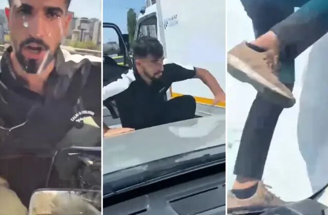 Bulun bu şehir eşkıyasını: Önünü kestiği kadın sürücüye dehşeti yaşattı
