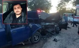 Bursa’da feci kaza! İki otomobil kafa kafaya çarpıştı