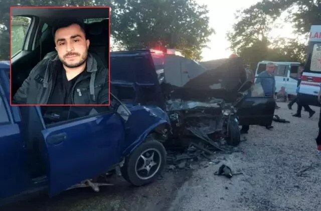 Bursa’da feci kaza! İki otomobil kafa kafaya çarpıştı