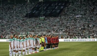 Bursaspor ve Eskişehirspor, doğa için tek yürek oldu