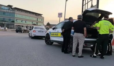 Çakarlı araçtan havaya ateş açtı, cezadan kurtulamadı