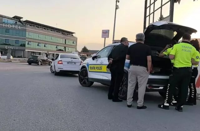 Çakarlı araçtan havaya ateş açtı, cezadan kurtulamadı