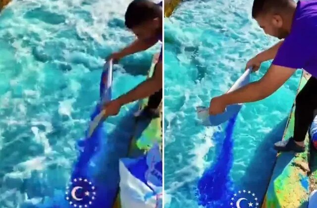 Su kanalını temizlemek isterken daha beterini yaptı