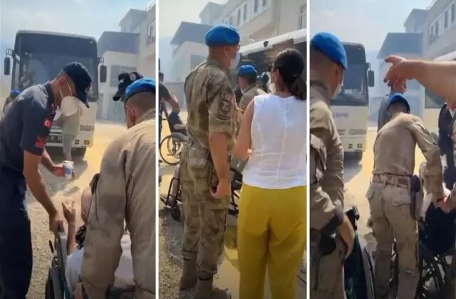 Çanakkale’de orman yangını hastaneye yaklaştı, yaşlı bakım merkezi boşaltıldı