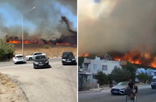 Çanakkale’deki yangında 47 kişi hastaneye kaldırıldı