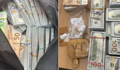Çanta dolusu Euro, dolar ve altınla sınırda yakalandı