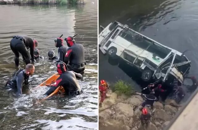 Cezayir’de yolcu otobüsü köprüden dereye uçtu: 18 ölü