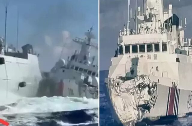 Filipinler gemisini kovalayan Çin’e ait 2 gemi, ihtilaflı Güney Çin Denizi’nde çarpıştı
