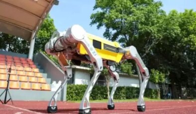 Çinli Robot, 100 metreyi 16,33 saniyede koşarak rekor kırdı